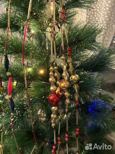 Бусы советские на елку