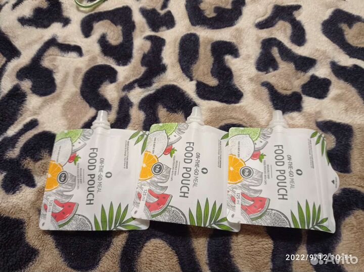 Многоразовые пакетики для детского питание