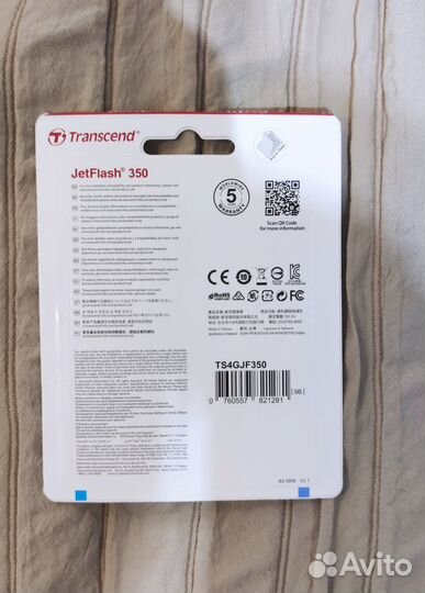 Usb флешка 4 gb Новая в упаковке