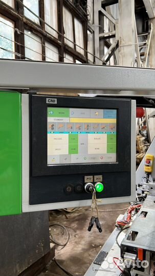 Кромкооблицовочный станок с прифуговкой akron 640