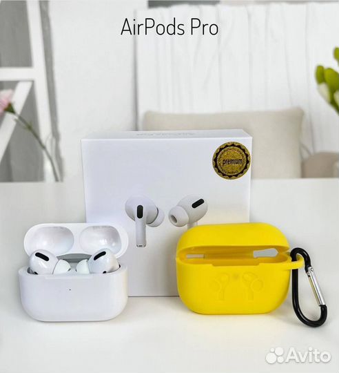 Наушники AirPods 2/3/Pro/Pro2 + Чехол