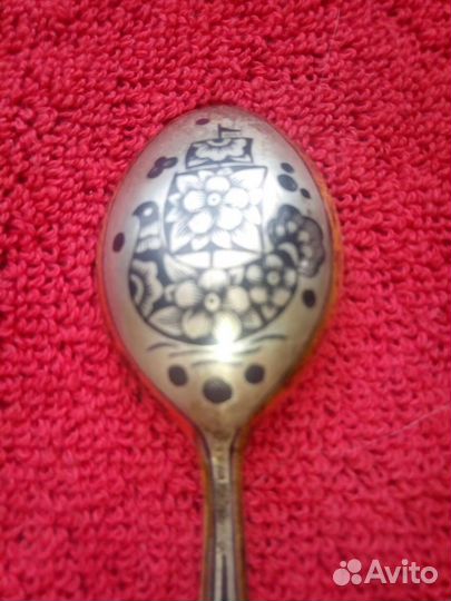 Серебряные Чайные ложки Рыба, Фабрика 'Северная че