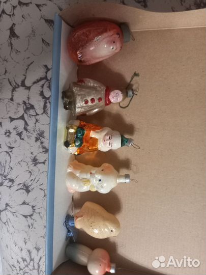 Елочные игрушки СССР одним лотом