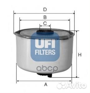 Фильтр топливный 24.454.00 UFI