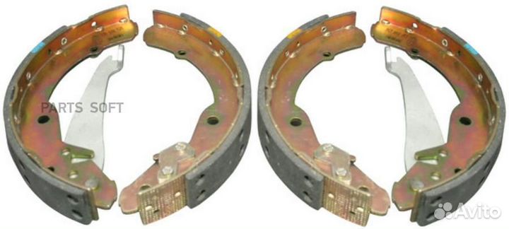 JP group 1163900310 Колодки торм.бар.skoda octavia