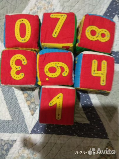 Развивающий Кубик мягкий