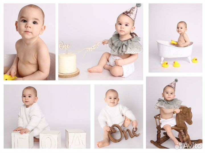 Детская фотосессия на год, два, три все включено