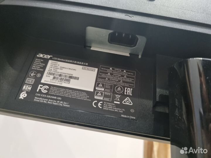 Монитор для компьютера acer 75гц 1920x1080