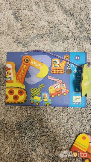 Пазлы дуо для малышей Djeco Транспорт