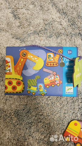 Пазлы дуо для малышей Djeco Транспорт