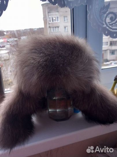 Мужская зимняя шапка ушанка меховая