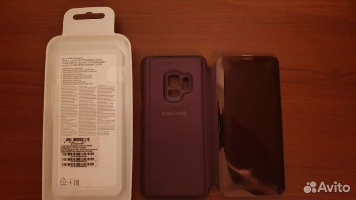 Чехол Clear View Standing Cover для Samsung S9
