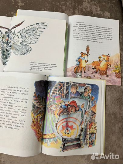 Детские книги Бабочка Гарпия Бурундучок медвежонок