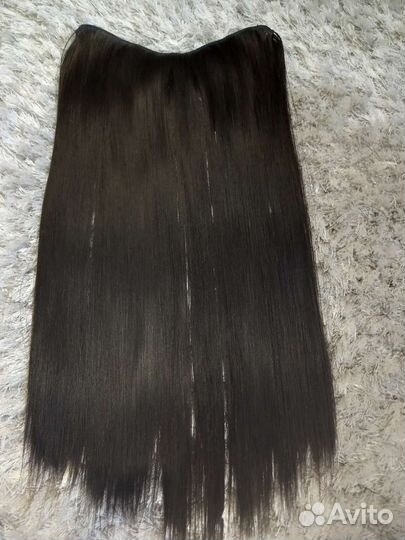 Волосы на заколках