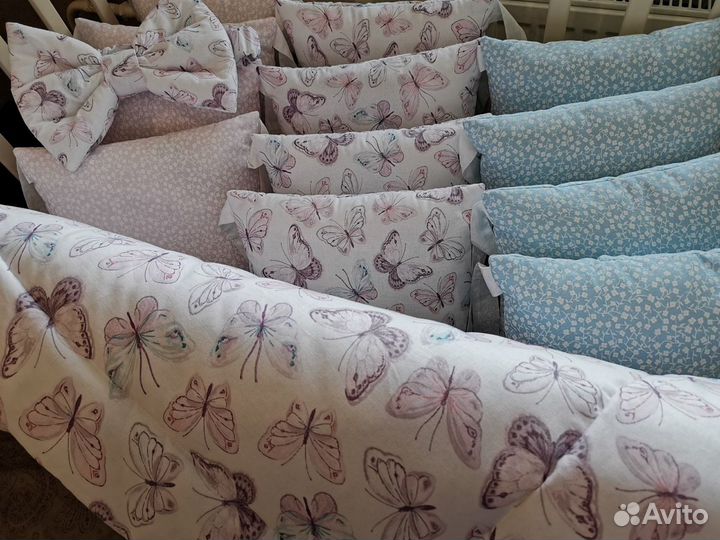 Бортики в кроватку,одеяло-конверт