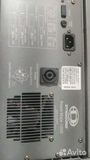 Микшерный пульт dynacord powerMate 1000-2