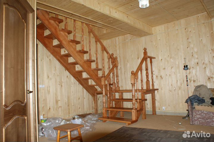 Монтаж и изго-ние деревянных межэтажных лестниц