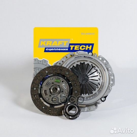 Комплект сцепления Москвич 2141 W02200H KraftTech