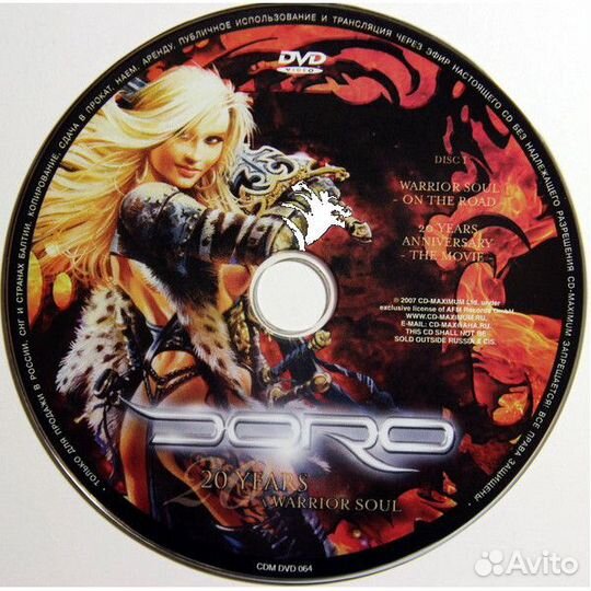 Doro / 20 Years A Warrior Soul (RU)(2DVD)