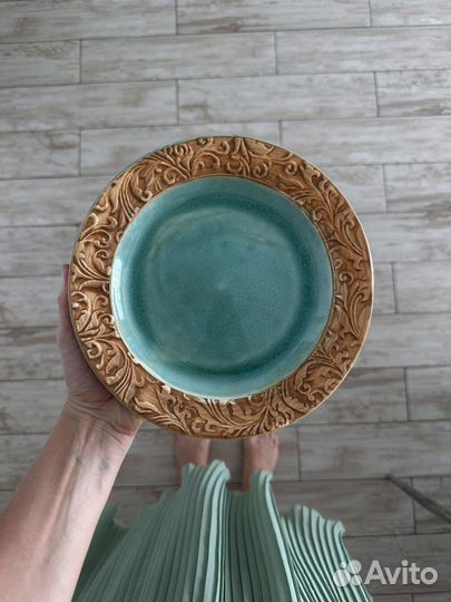 Тарелка с кракелюром