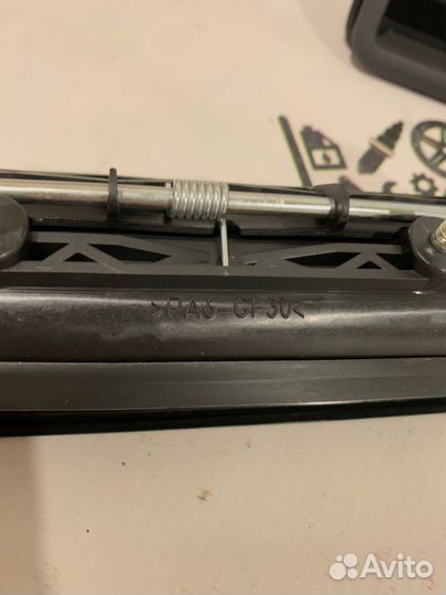 Наружние ручки дверей черные комплект 2104/2107