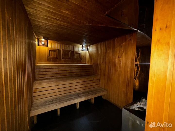 Баня сауна с бассейном
