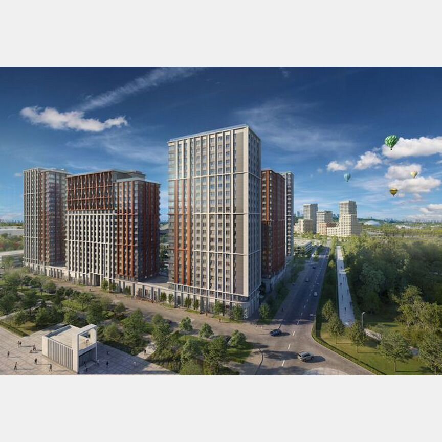 1-к. квартира, 42,3 м², 22/22 эт.