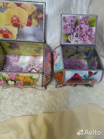 Шкатулка из открыток