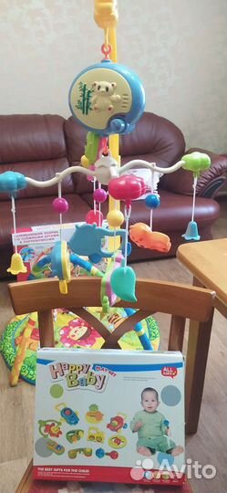 Мобиль на кроватку, музыкальный