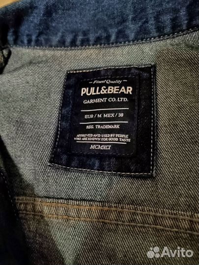 Джинсовая куртка мужская pull bear