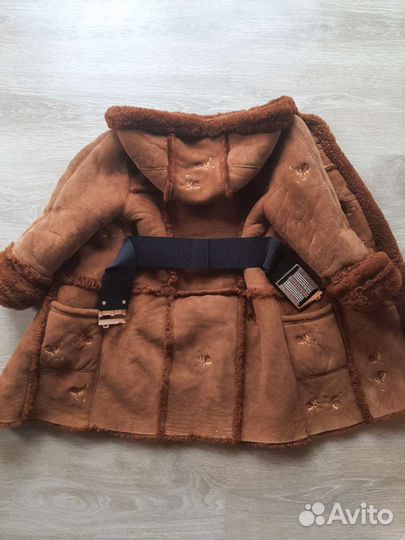Дубленка для девочки 116