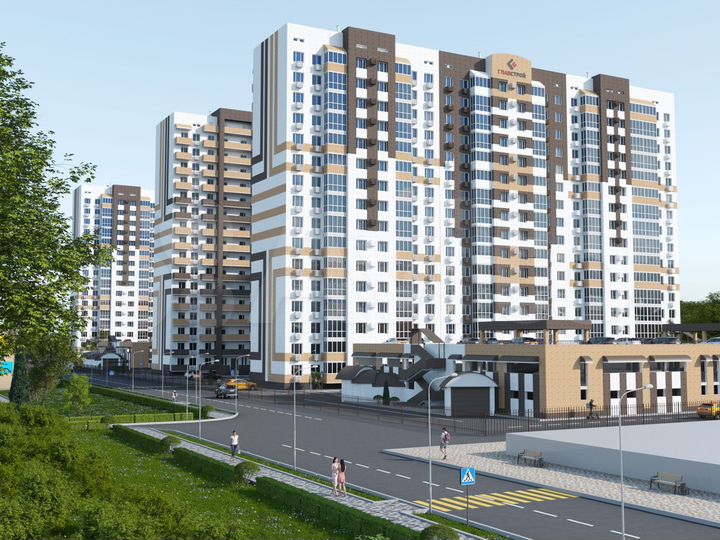 3-к. квартира, 71,6 м², 4/16 эт.