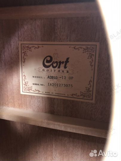 Акустическая гитара 12-струнная Cort AD810-12-OP