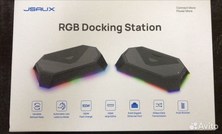 Jsaux 8- Port RGB Docking Station HB0801 Clear