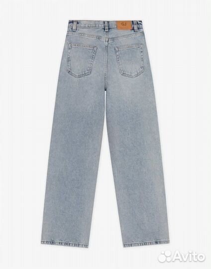 Джинсы GJ Straight с потёртостями