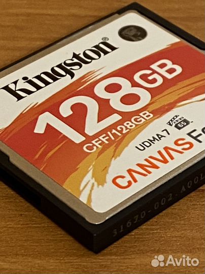 Kingston compact flash 128gb