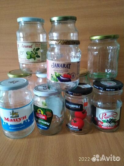 Баночки винтовые с крышками маленькие до 950 мл