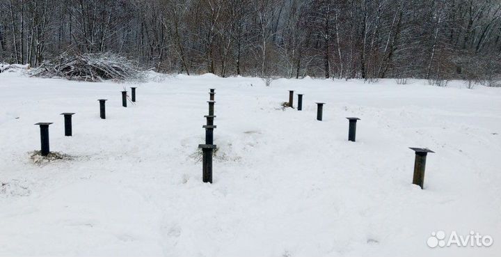 Фундамент за 1 день / Винтовые сваи