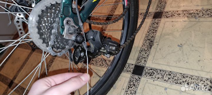 Велосипед сломанный