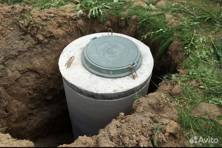Септики из бетонных колец. Под ключ