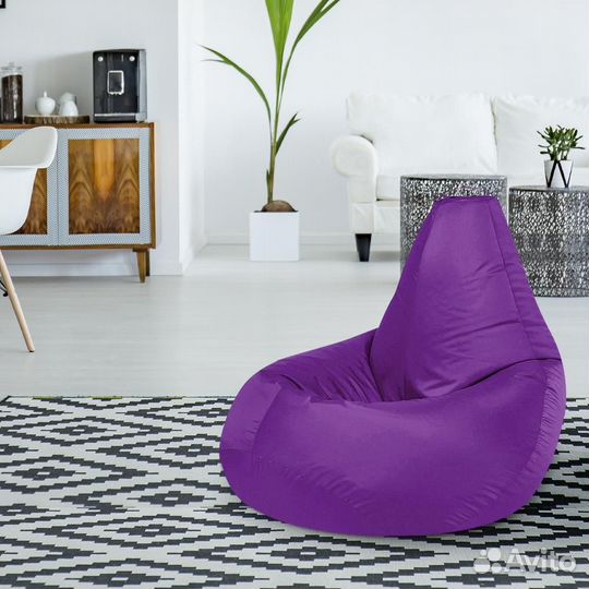 Кресло мешок груша XXL Фиалка