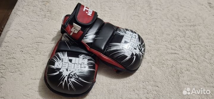 Перчатки крабы для мма Green Hill