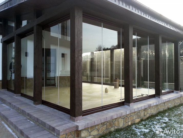 Безрамное остекление