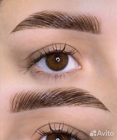 Брови, ламинирование ресниц