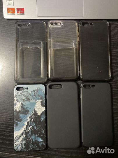 Чехлы на iPhone 8plus 6шт
