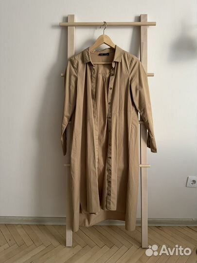 Zara рубашка тренч