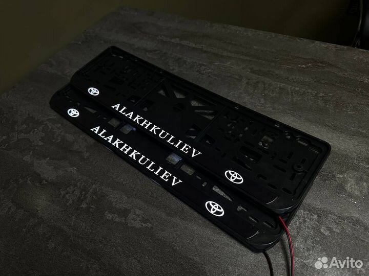 Номерная led рамка с вашим дизайном