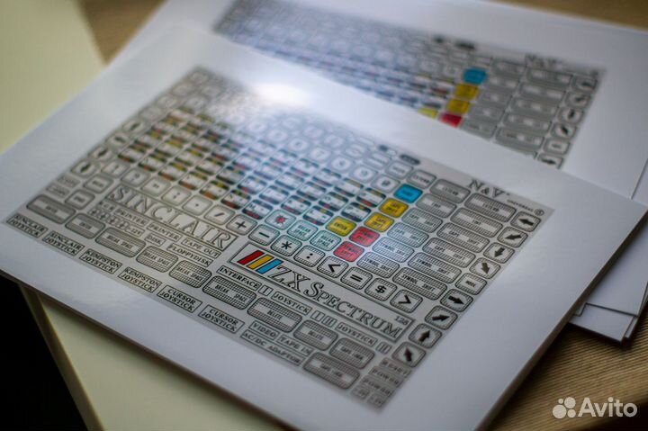 Комплект наклеек для ZX Spectrum N&V Universal 6