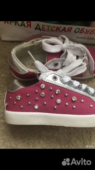 Кеды для девочки 32 новые