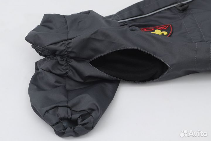 Дождевик DW AIR для собак мелк и ср пород, серый